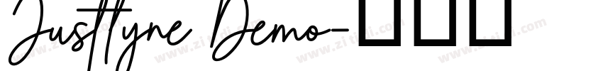 Justlyne Demo字体转换